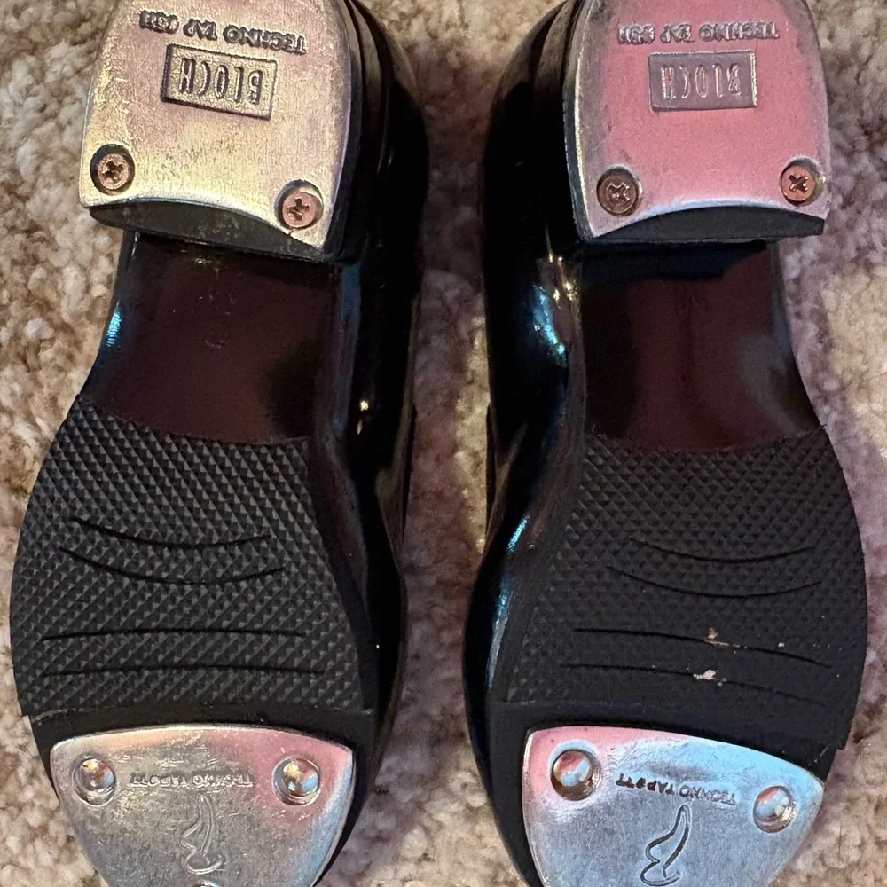 3/$15 Bloch Black Kids Tap Dancing Shoes